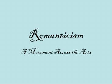 Romanticism