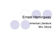 Ernest Hemingway