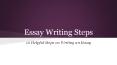 Essay Writing | 10 Easy Steps PowerPoint PPT Presentation