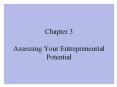Chapter 3 Assessing Your Entrepreneurial Potential PowerPoint PPT Presentation