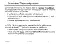 1. Science of Thermodynamics PowerPoint PPT Presentation