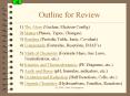 Outline for Review PowerPoint PPT Presentation