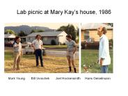 Lab picnic at Mary Kay