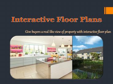 Interactive Floor Plans