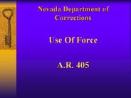 Nevada Department of Corrections
