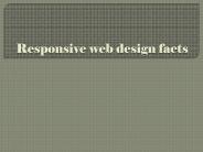 Responsive web design facts