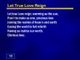 Let True Love Reign PowerPoint PPT Presentation