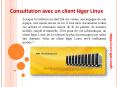 Consultation avec un client léger Linux PowerPoint PPT Presentation
