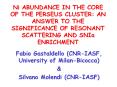 Ni%20ABUNDANCE%20IN%20THE%20CORE%20OF%20THE%20PERSEUS%20CLUSTER:%20AN%20ANSWER%20TO%20THE%20SIGNIFICANCE%20OF%20RESONANT%20SCATTERING%20AND%20SNIa%20ENRICHMENT PowerPoint PPT Presentation