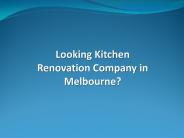 Kitchen Renovations in Melbourne