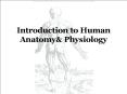 Introduction to Human Anatomy PowerPoint PPT Presentation