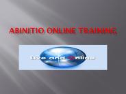 Abinitio Online Training | Online Abinitio Training