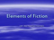 Elements of Fiction