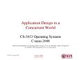 Application Design in a Concurrent World PowerPoint PPT Presentation