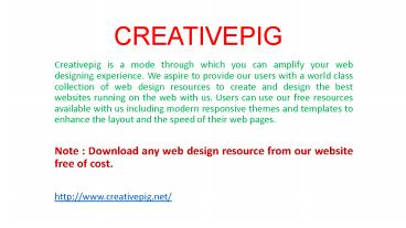 free Web design & Development resources