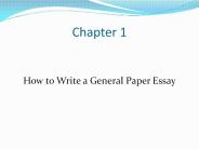 How to Write a General Paper Essay
