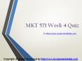 MKT 571 Week 4 Quiz Complete Assignment Help PowerPoint PPT Presentation
