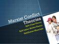 Marxist Conflict Theories PowerPoint PPT Presentation