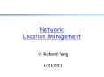 Network: Location Management PowerPoint PPT Presentation