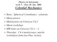 Chapter 4 Gravitation and the Waltz of the Planets