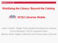 Mobilizing the Library: Beyond the Catalog PowerPoint PPT Presentation