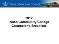 Counselors Breakfast PowerPoint PPT Presentation