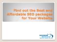 Affordable SEO Packages India, Reseller SEO Packages PowerPoint PPT Presentation
