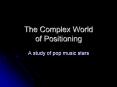 The Complex World of Positioning PowerPoint PPT Presentation