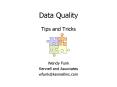 Data Quality PowerPoint PPT Presentation