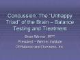 Concussion: The  PowerPoint PPT Presentation
