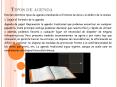 Existen distintos tipos de agenda atendiendo al formato de  PowerPoint PPT Presentation