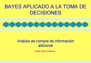 BAYES APLICADO A LA TOMA DE DECISIONES