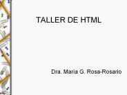 TALLER DE HTML