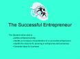 The Successful Entrepreneur PowerPoint PPT Presentation