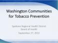 Washington Communities for Tobacco Prevention PowerPoint PPT Presentation