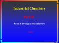 Industrial Chemistry Part iii PowerPoint PPT Presentation
