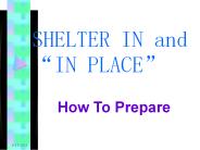 SHELTER IN and 