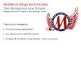 Middleton Wings Youth Hockey PowerPoint PPT Presentation