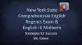 New York State Comprehensive English Regents Exam PowerPoint PPT Presentation