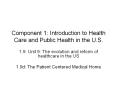 Component 1: Introduction to Health Care and Public Health in the U.S. PowerPoint PPT Presentation