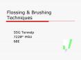 Flossing PowerPoint PPT Presentation