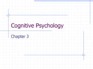 Cognitive Psychology