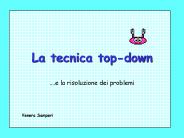 La tecnica top-down