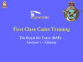 First Class Cadet Training PowerPoint PPT Presentation
