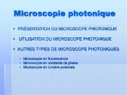 Microscopie photonique