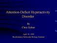 Attention-Deficit Hyperactivity Disorder PowerPoint PPT Presentation