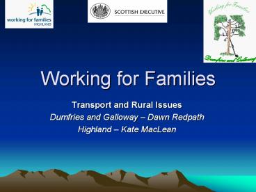 Working for Families