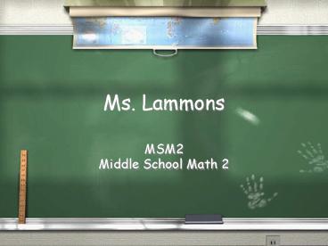 Ms. Lammons