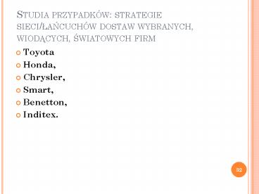 Studia przypadk