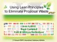 Using Lean Principles to Eliminate Proposal Waste PowerPoint PPT Presentation